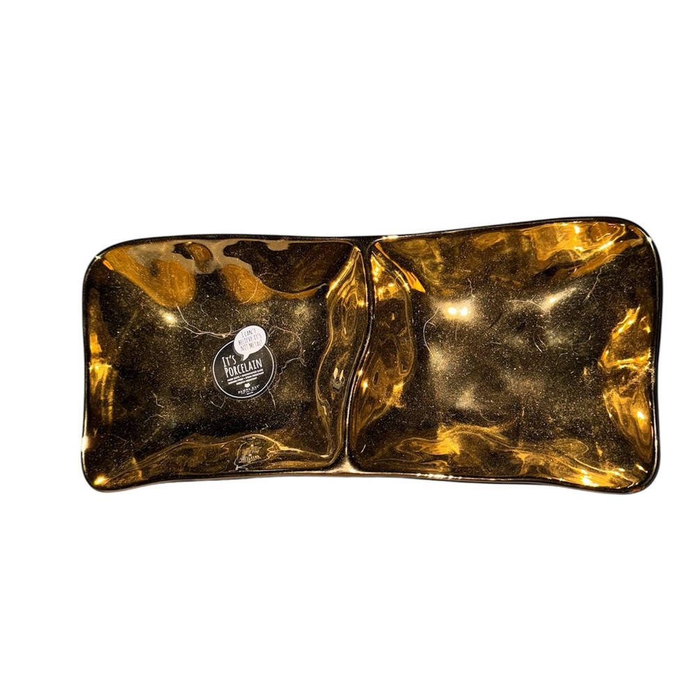 Gold Decorative Porcelain Dish
